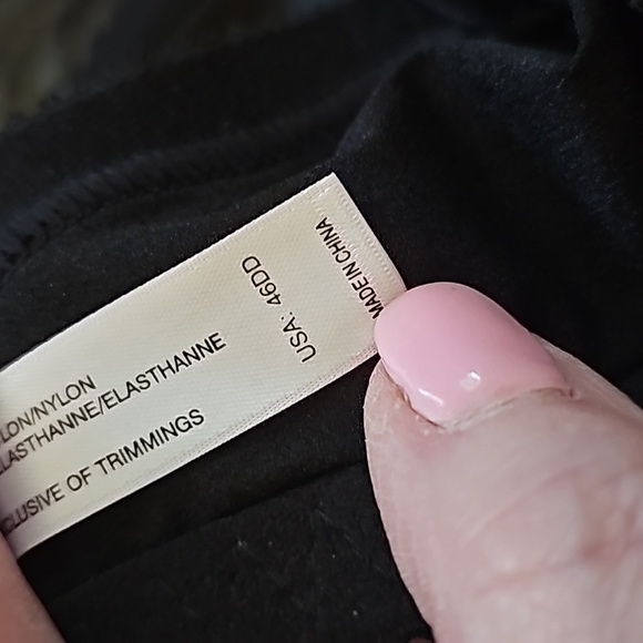 Adore Me Black sweet lilac sz 46 DD underwire bra new WL295 - Picture 6 of 7